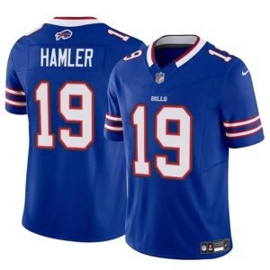 Youth Buffalo Bills #19 KJ Hamler Blue 2024 F.U.S.E. Vapor Untouchable Limited Football Stitched Jersey
