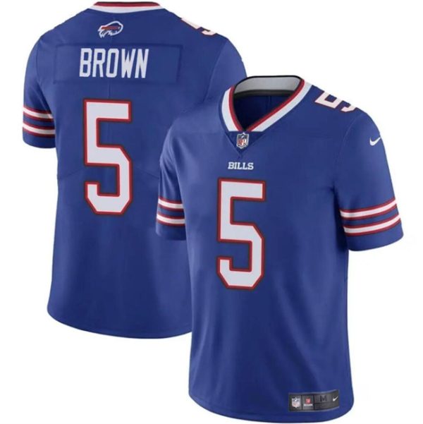Youth Buffalo Bills #5 Anthony Brown Blue Vapor Untouchable Limited Football Stitched Jersey