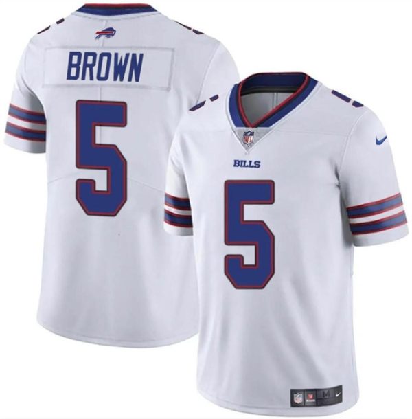 Youth Buffalo Bills #5 Anthony Brown White Vapor Untouchable Limited Football Stitched Jersey