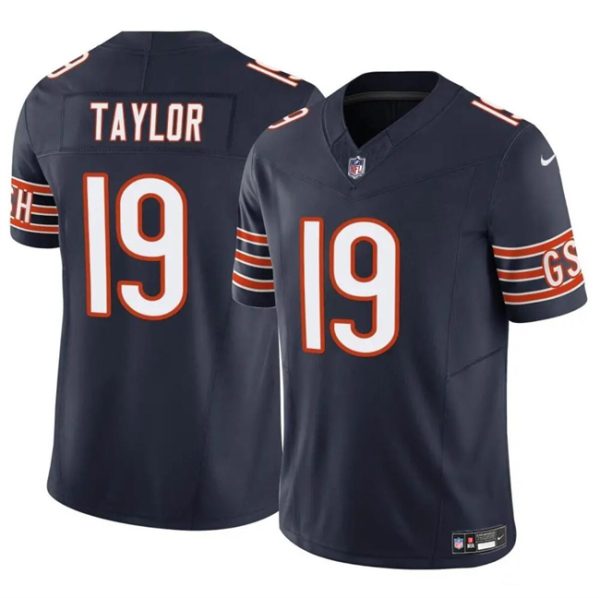 Youth Chicago Bears #19 Tory Taylor Navy 2023 F.U.S.E. Vapor Football Stitched Jersey