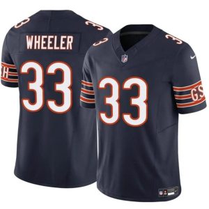 Youth Chicago Bears #33 Ian Wheeler Navy 2023 F.U.S.E. Vapor Football Stitched Jersey