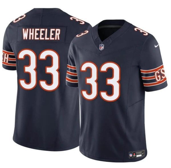 Youth Chicago Bears #33 Ian Wheeler Navy 2023 F.U.S.E. Vapor Football Stitched Jersey