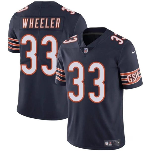 Youth Chicago Bears #33 Ian Wheeler Navy Vapor Football Stitched Jersey