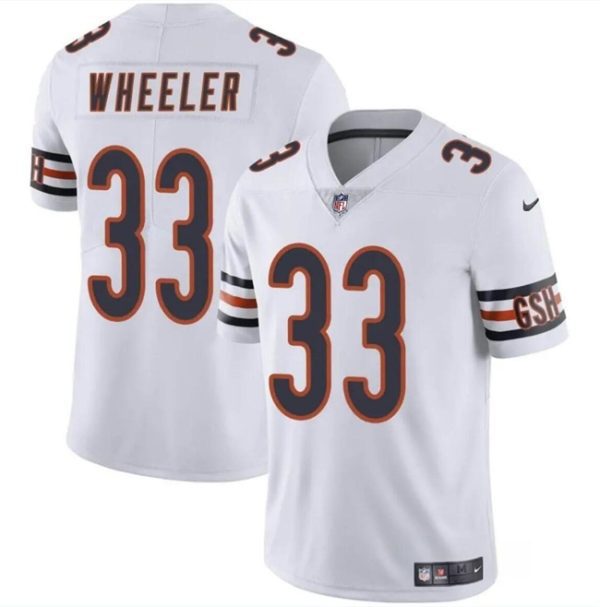 Youth Chicago Bears #33 Ian Wheeler White Vapor Football Stitched Jersey