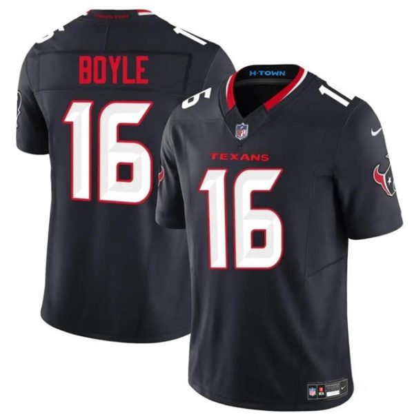 Youth Houston Texans #16 Tim Boyle Navy 2024 F.U.S.E Vapor Untouchable Limited Football Stitched Jersey