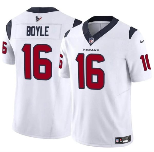 Youth Houston Texans #16 Tim Boyle White 2024 F.U.S.E Vapor Untouchable Limited Football Stitched Jersey