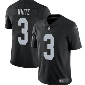 Youth Las Vegas Raiders #3 Zamir White Black Vapor Football Stitched Jersey