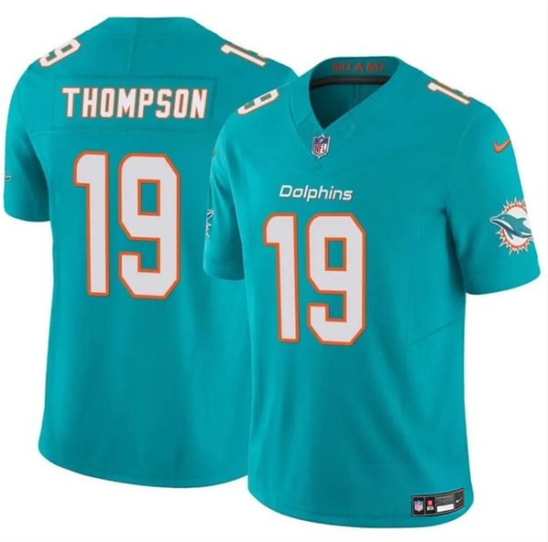 Youth Miami Dolphins #19 Skylar Thompson Aqua 2023 F.U.S.E Vapor Limited Football Stitched Jersey