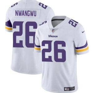 Youth Minnesota Vikings #26 Kene Nwangwu White Vapor Untouchable Limited Football Stitched Jersey