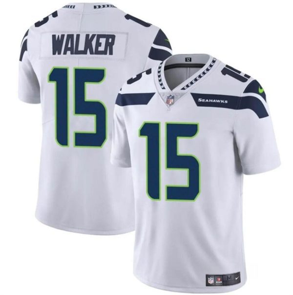 Youth Seattle Seahawks #15 P.J. Walker White Vapor Limited Football Stitched Jersey