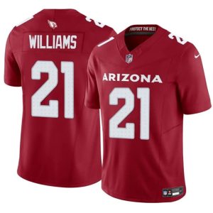 Arizona Cardinals #21 Garrett Williams Red 2024 F.U.S.E. Vapor Untouchable Limited Football Stitched Jersey