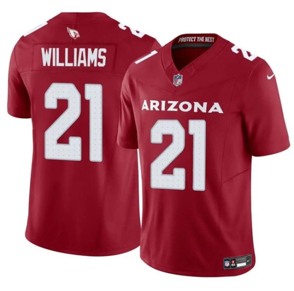 Arizona Cardinals #21 Garrett Williams Red 2024 F.U.S.E. Vapor Untouchable Limited Football Stitched Jersey