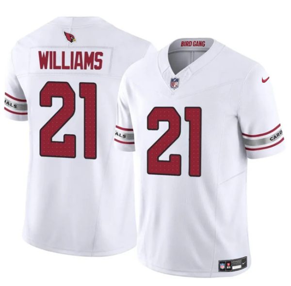 Arizona Cardinals #21 Garrett Williams White 2024 F.U.S.E. Vapor Untouchable Limited Football Stitched Jersey