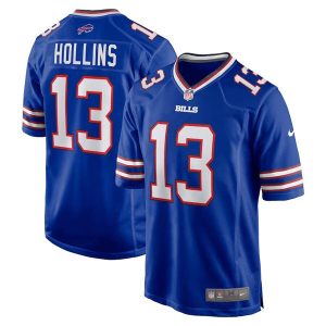 Buffalo Bills #13 Mack Hollins Royal Football Stitched Game Jersey