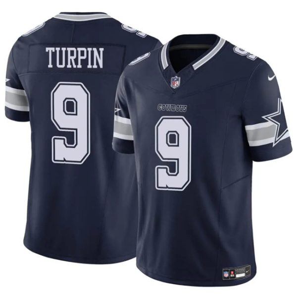 Dallas Cowboys #9 KaVontae Turpin Navy 2023 F.U.S.E. Vapor Untouchable Limited Football Stitched Jersey