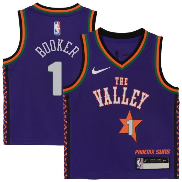 Devin Booker Phoenix Suns Infant 2024/25 Swingman Player Jersey - City Edition - Purple