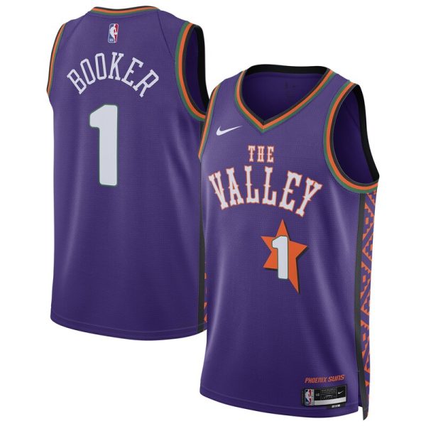 Devin Booker Phoenix Suns Unisex 2024/25 Swingman Player Jersey - City Edition - Purple