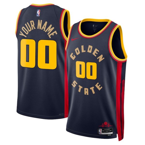 Golden State Warriors Unisex 2024/25 Custom Swingman Jersey - City Edition - Navy