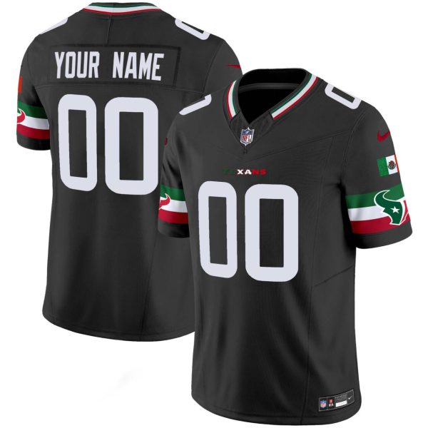 Houston Texans Active Player Custom Black Mexico Vapor Limited Stitched Football Jersey