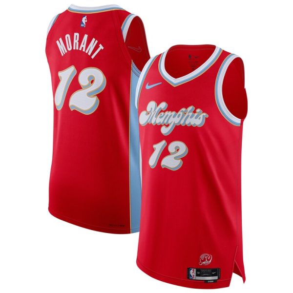 Ja Morant Memphis Grizzlies 2024/25  Player Jersey - City Edition - Red