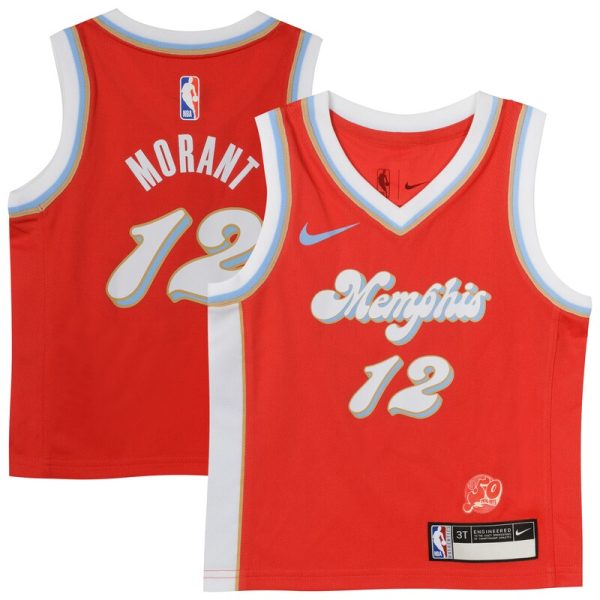 Ja Morant Memphis Grizzlies Infant 2024/25 Swingman Player Jersey - City Edition - Red
