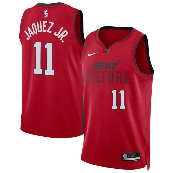 Jaime Jaquez Jr. Miami Heat Unisex 2024/25 Swingman Player Jersey - City Edition - Red
