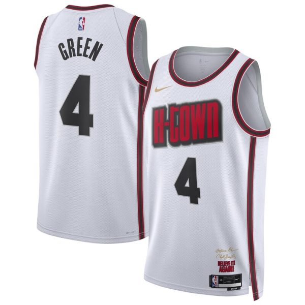 Jalen Green Houston Rockets Unisex 2024/25 Swingman Player Jersey - City Edition - White