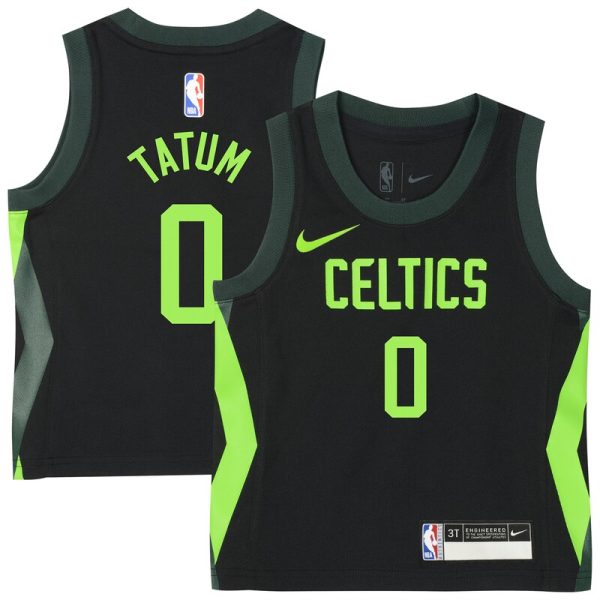Jayson Tatum Boston Celtics Infant 2024/25 Swingman Player Jersey - City Edition - Black