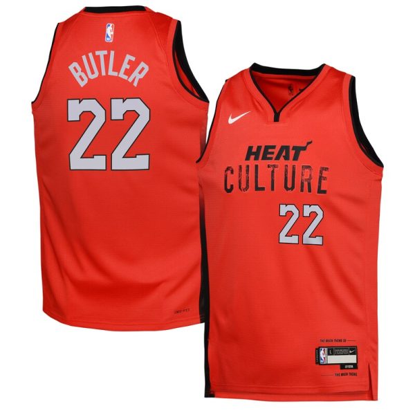 Jimmy Butler Miami Heat Youth 2024/25 Swingman Player Jersey - City Edition - Red