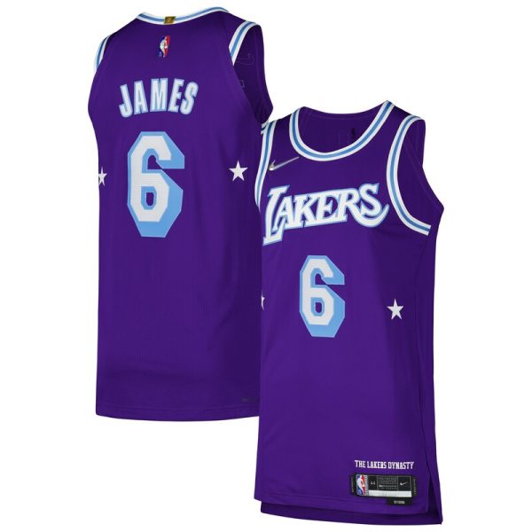 LeBron James Los Angeles Lakers  Player Jersey - City Edition - Purple