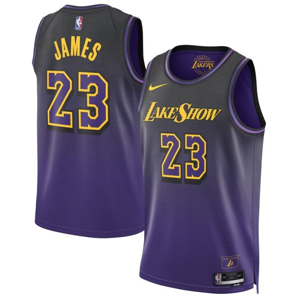 LeBron James Los Angeles Lakers Unisex 2024/25 Swingman Player Jersey - City Edition - Purple