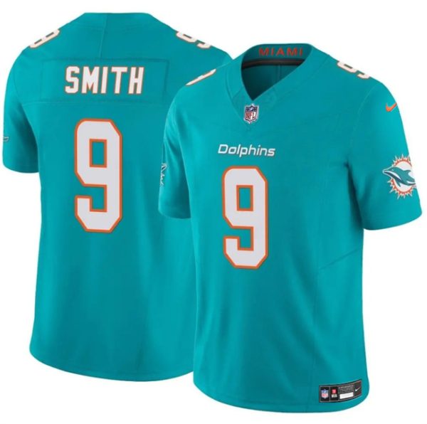 Miami Dolphins #9 Jonnu Smith Aqua 2024 F.U.S.E. Vapor Limited Football Stitched Jersey