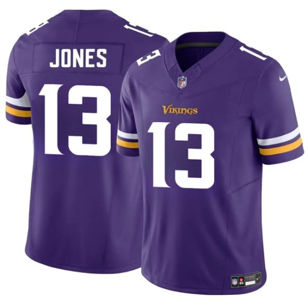 Minnesota Vikings #13 Daniel Jones Purple 2024 F.U.S.E. Vapor Untouchable Limited Football Stitched Jersey