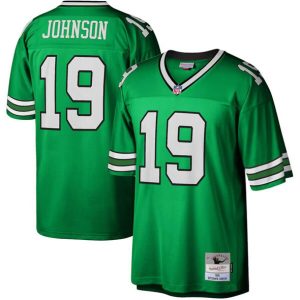 New York Jets #19 Keyshawn Johnson Green Mitchell & Ness Football Stitched Jersey
