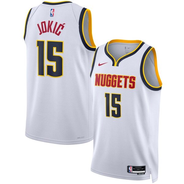 Nikola Jokic Denver Nuggets Unisex Swingman Jersey - Association Edition - White