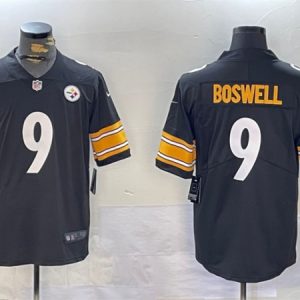 Pittsburgh Steelers #9 Chris Boswell Black Vapor Untouchable Football Stitched Jersey