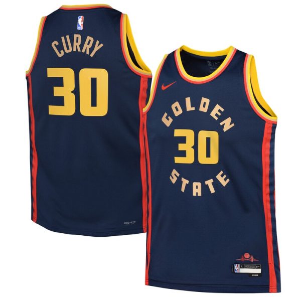 Stephen Curry Golden State Warriors Youth 2024/25 Swingman Player Jersey - City Edition - Navy