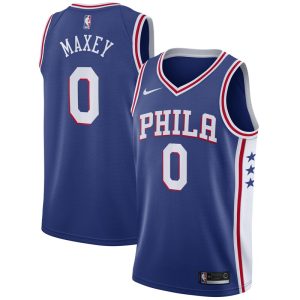 Tyrese Maxey Philadelphia 76ers Swingman Jersey Icon Edition - Royal