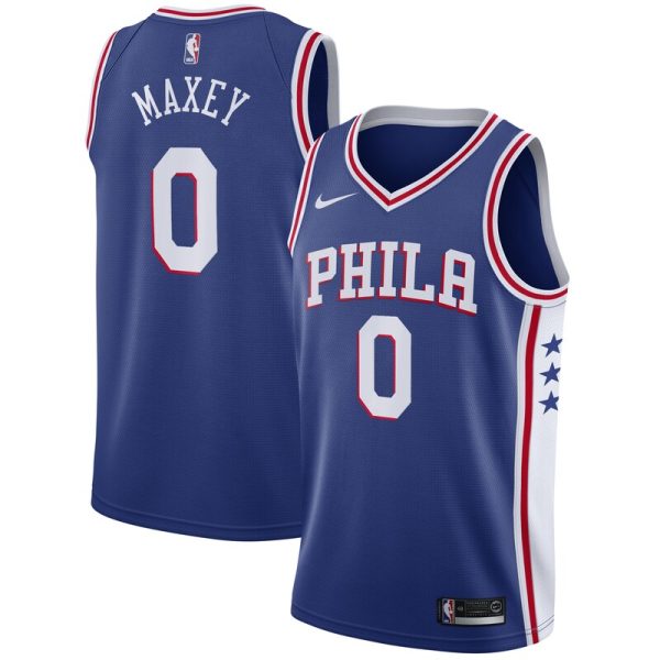 Tyrese Maxey Philadelphia 76ers Swingman Jersey Icon Edition - Royal