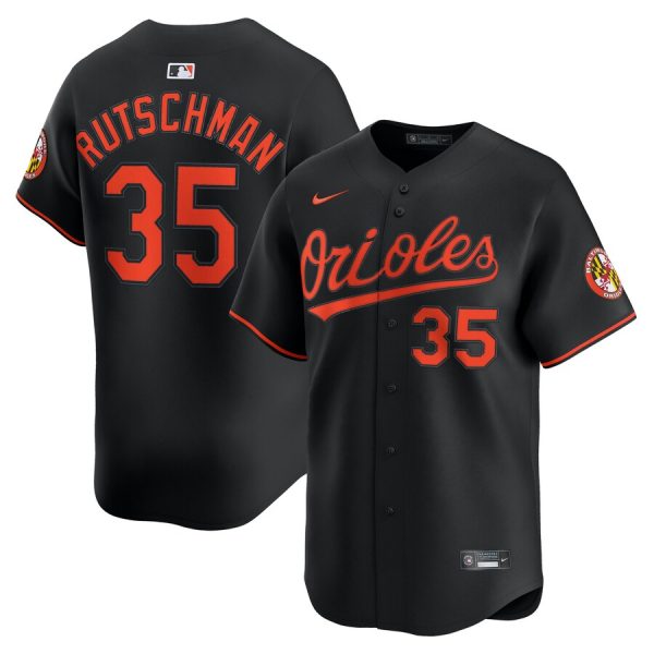 Adley Rutschman Baltimore Orioles Alternate Limited Player Jersey - Black