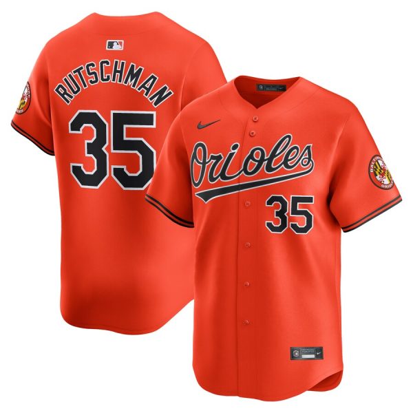 Adley Rutschman Baltimore Orioles Alternate Limited Player Jersey - Orange