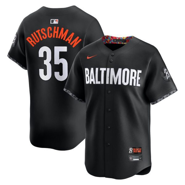 Adley Rutschman Baltimore Orioles City Connect Limited Player Jersey - Black