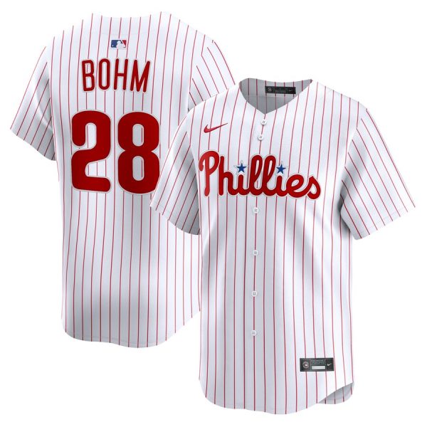Alec Bohm Philadelphia Phillies Alternate Limited Player Jersey - White