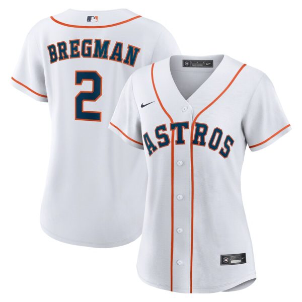 Alex Bregman Houston Astros Women's Home Replica Player Jersey - White