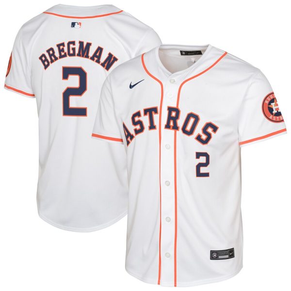 Alex Bregman Houston Astros Youth Home Limited Jersey - White