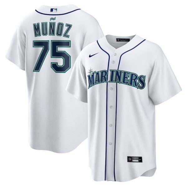 Andres Munoz Seattle Mariners Home Replica Jersey - White