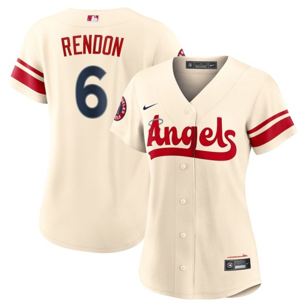 Anthony Rendon Los Angeles Angels Women's City Connect Replica Player Jersey - Cream