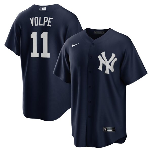 Anthony Volpe New York Yankees Big & Tall Alternate Replica Player Jersey - Navy