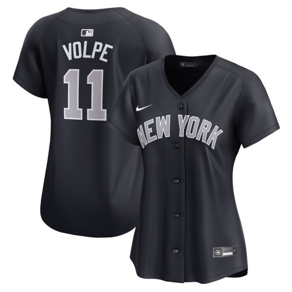 Anthony Volpe New York Yankees Women's Alternate Limited Player Jersey - Navy