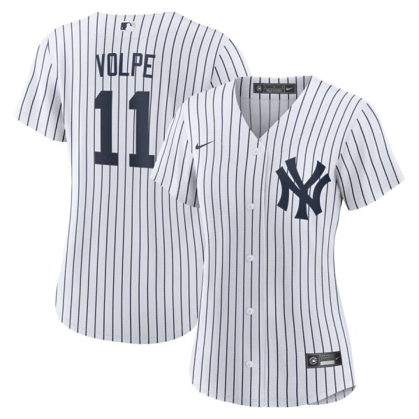 Anthony Volpe New York Yankees Women's Home Replica Player Jersey - White